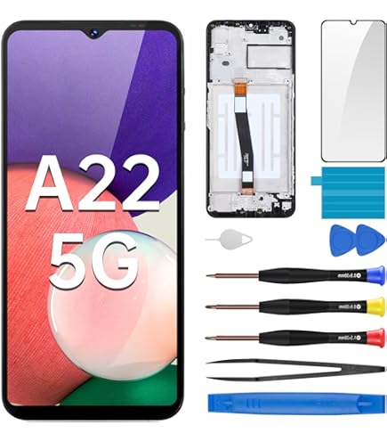 Amazon.com: for Samsung Galaxy A22 5G Screen Replacement for