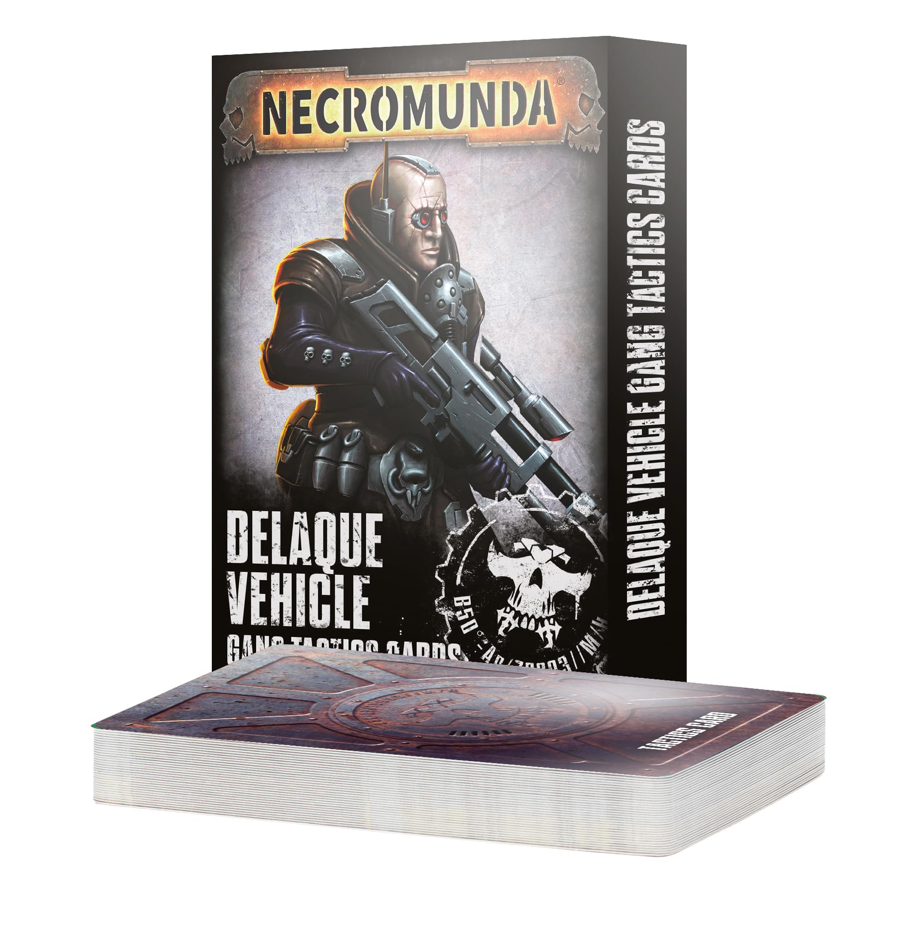 Games Workshop - Warhammer - Necromunda: Delaque Vehicle Gang Tactics Cards (2024)