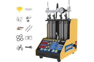 AUTOOL Ultrasonic Fuel Injector Cleaner Tester Support Petrol Motorcycle Automotive Fuel Cleaning