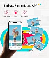 Liene Photo Printer 2x3 Mini Portable Bundle with 50 Zink Sheets view 5