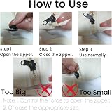 RRICHH 6PCS Zipper Repair Kit Zip Puller Replacement Set for #3 #5 #8 view 4