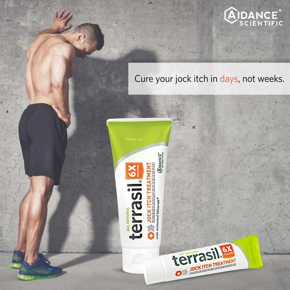 Jock Itch Treatment MAX 50gm Tube and Antifungal Cleansing Soap Kit