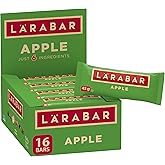 LÄRABAR Apple, Fruit and Nut Energy Bar, Pack of 16 Bars, Gluten Free, Vegan, Family Pack, Snack Bars, 720 Grams Package