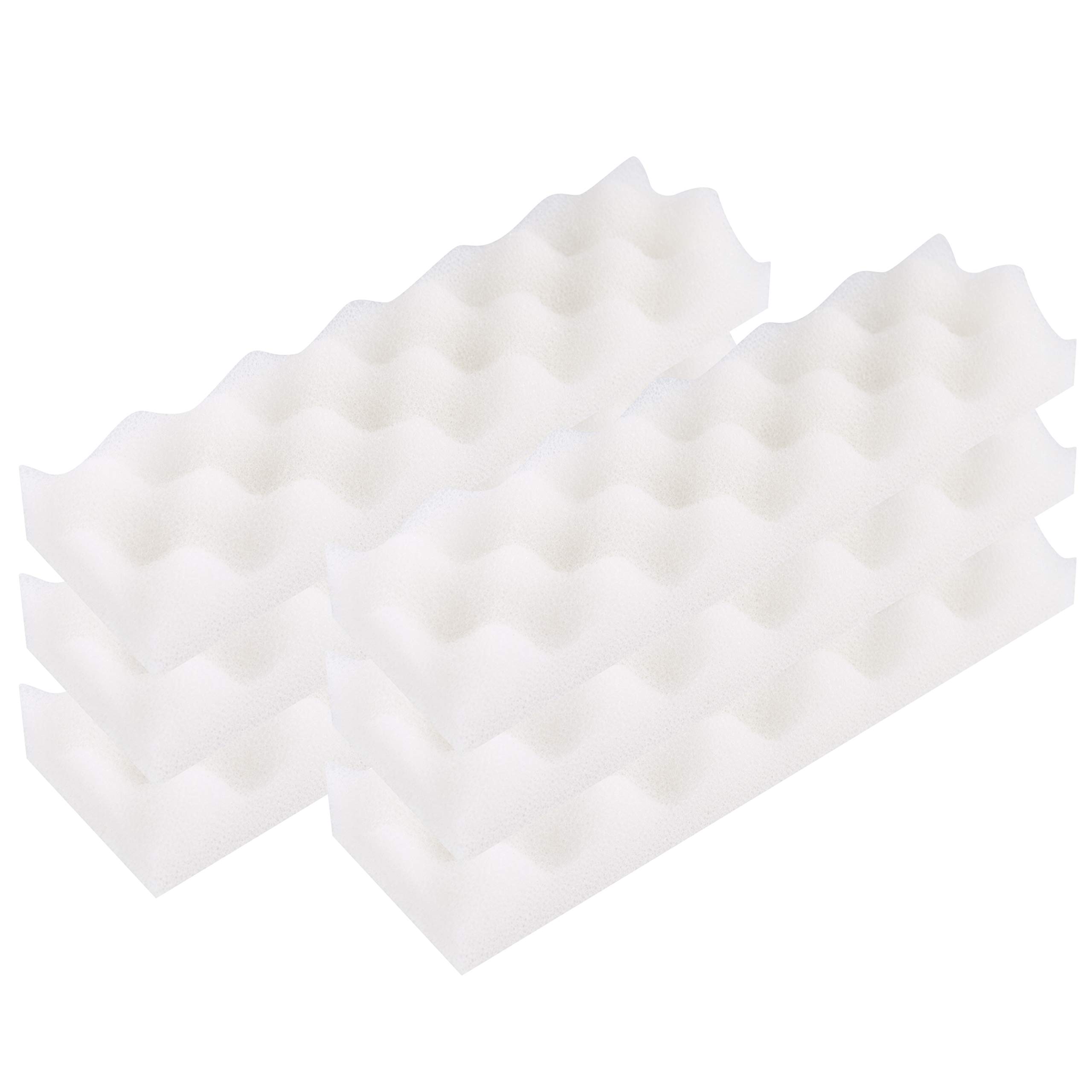 LTWHOME Compatible with Bio Foam Filter Pads Fit For Fluval Bio-Foam Max A189 406/407 (Pack of 6)