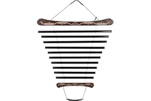 Meinl Sonic Energy Meditation Flow Chimes for Relaxing Sound Healing with Mallet and Bag, Black (MFC10EMIBK)