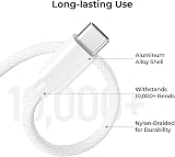 USB C Charger Cable 3M 2 Pack Long Fast Charge Dual USB C view 3