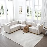 2PCS Contemporary Sofa Sets Vertical Channel Velvet