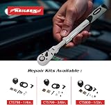Neilsen CT5797 3pc Extending Ratchet Set 1/4in 3/8in 1/2in Drive 18 Degree view 6
