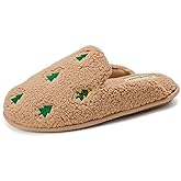 Dearfoams Women's Novelty Gift Teddy Sherpa Scuff Slip On House Shoe