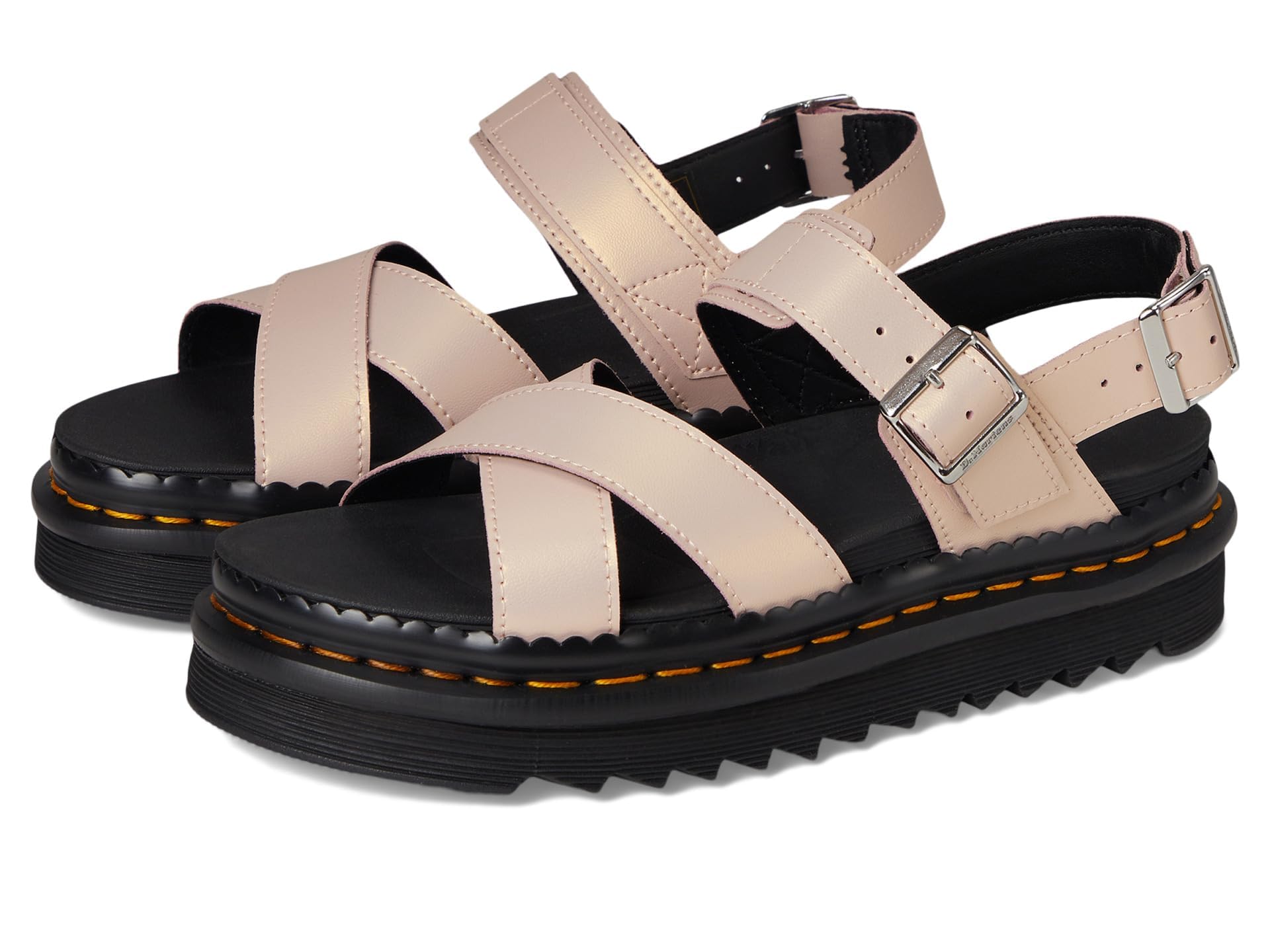 Dr. Martens, Women's, Voss II, Powder Pink Gold Shift, 8, Medium Image