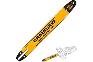 GLOWGEEK DWZCSB16 16-Inch Chainsaw Bar for DeWalt Chainsaw, Guide Bar replacement for DEWALT 60V MAX Brushless Chain Saw DCCS670B, DCCS670X1, DCCS690B, DCCS690X1, DCCS691H1