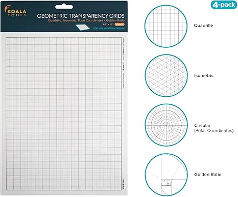 Amazon.com: Koala Tools | Hojas de transparencia (paquete de ...
