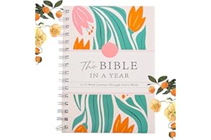 The Bible In A Year: A 52 Week Study, Spiral Bound Study Guide Daily Devotional Plan & Reflection Journal A Yearlong Bible Study for Women (A5)