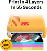 Kodak Mini 2 Retro 4Pass Portable Photo Printer 2.1x3.4 inches Bundled view 4
