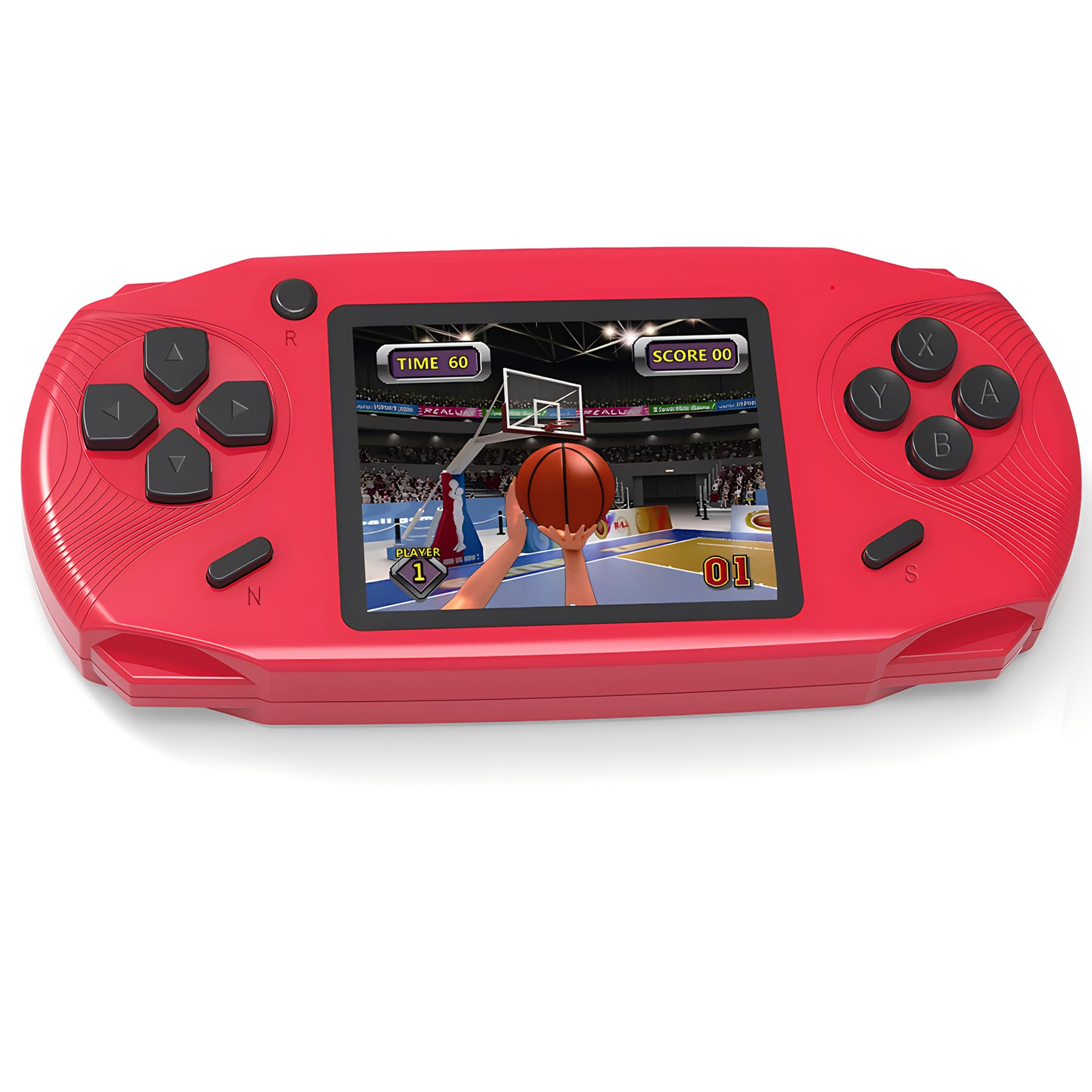 Bornkid 16 Bit Handheld Games Consoles for Kids and Adults with Built in 220 HD Classic Retro Video Games 3.0'' Large Screen Senior Electronic Handheld Game Player Children Birthday Gift (Red)