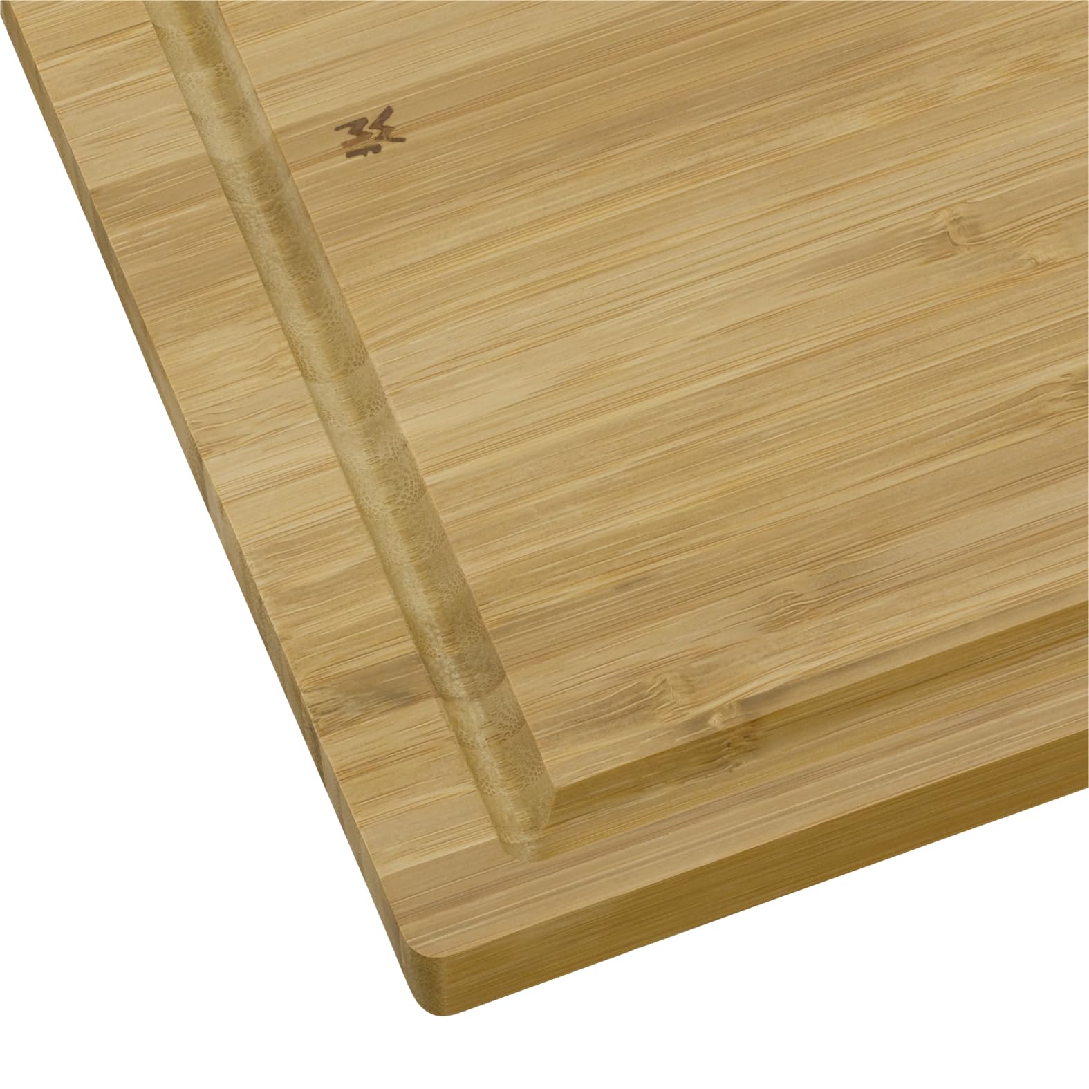 WMF Schneidebrett Bambus natur, 45 x 30 x 1,9 cm, Schneidebrett Holz, Bambus Brett, Holzbrett groß - Tranchierbrett mit Saftrille - Küchenbrett klingenschonend 4