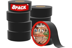 JOAPRIL 8pack Joist Tape 2" x 50' Butyl Joist Tape for decking, Self Adhesive Deck Tape for Hardwood for Top of Joists, Rim Joists, Under Joists and Beams -New Package