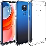 Restoo Moto G Play 2021 Case,Slim Clear Case with 4 [Shock Absorption] Corners Flexible Soft TPU Bumper Protective Cover for 