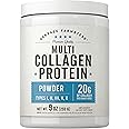 Carlyle Multi Collagen Protein Powder for Women and Men | 9 Oz | Type I, II, III, V, X | Premium Complex Supplement | Unflavored | Non-GMO and Gluten Free | by Herbage Farmstead