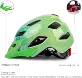 SIFVO Kids Bike Helmet Boys Girls 5-14 Adjustable 50-57cm with Visor view 2