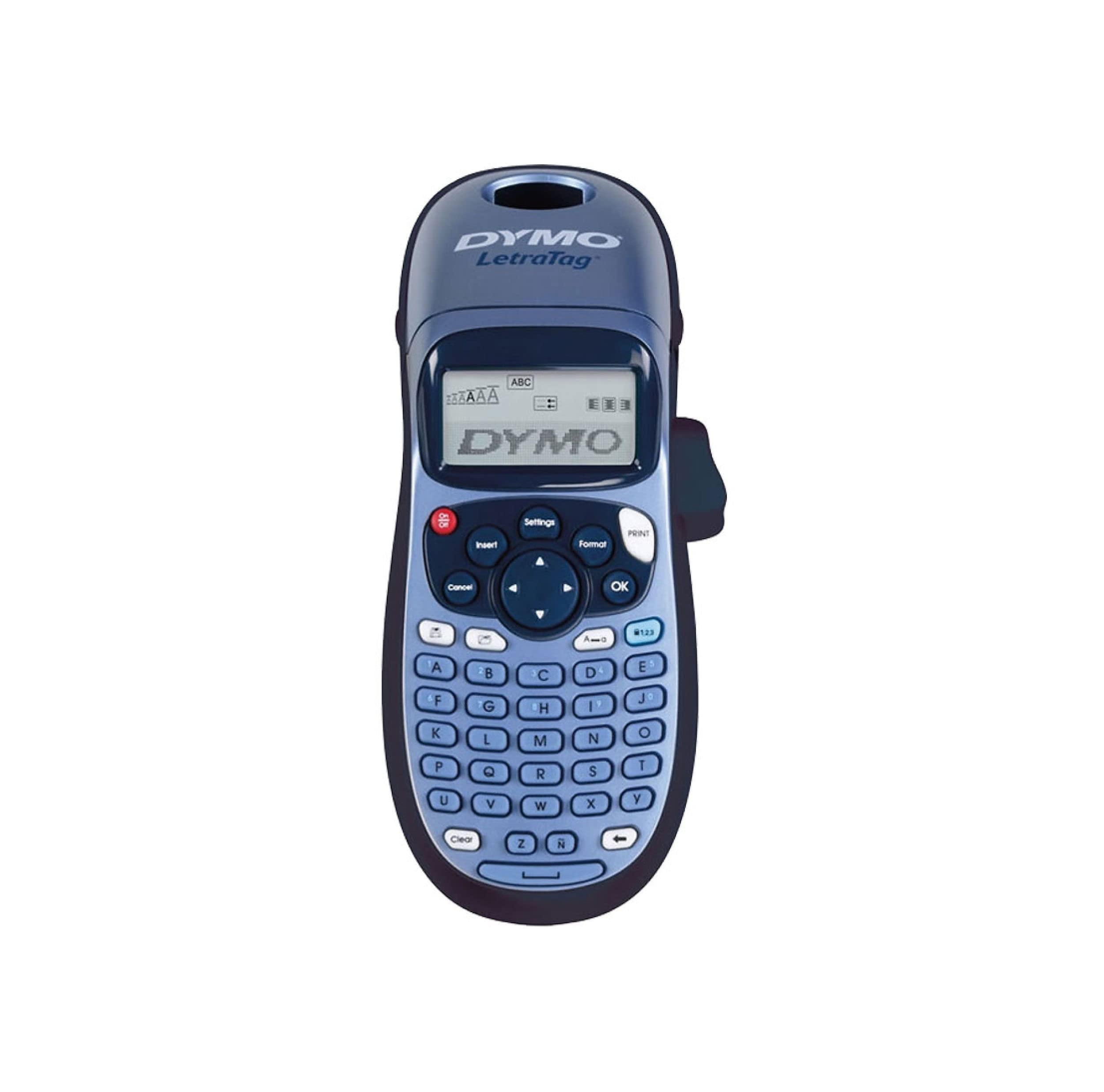 Dymo LetraTag LT-100H Plus Label Maker ABC Keyboard, Blue