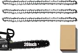3 Pack Chainsaw Chain 20 Inch Bar 0.325 Pitch 0.058 Gauge 76 Links
