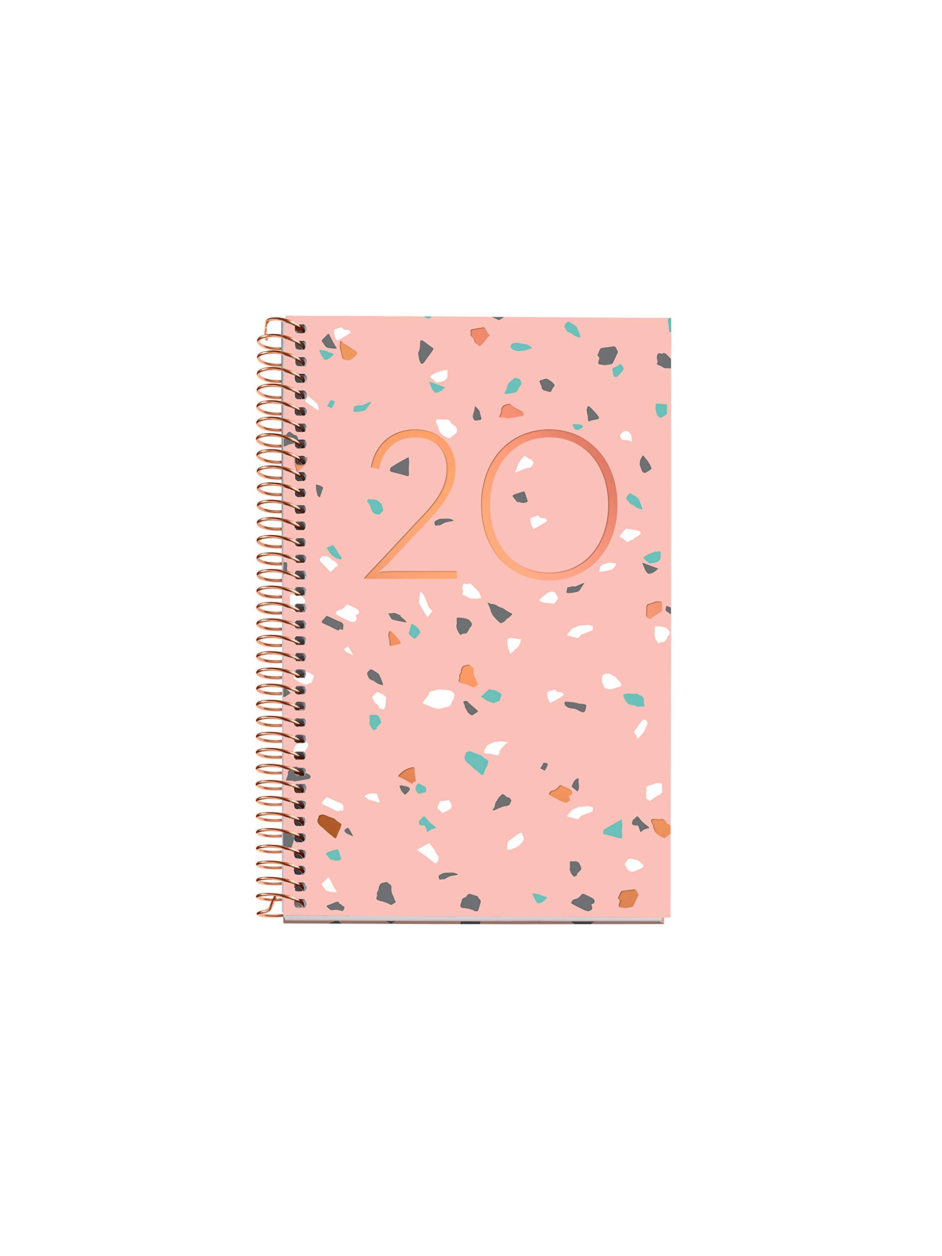 Miquelrius 38125 – Agenda 2020, Week View Horizontal (117 x 182 mm), Terrazzo, Spanish