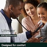 3M Littmann CORE Digital Stethoscope, Black, 69 cm, Model 8490 view 8