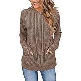 JomeDesign Sweaters for Women Long Sleeve Shirts Fashion Hoodies Pullover Sweatshirts Loose Casual Fall Tops
