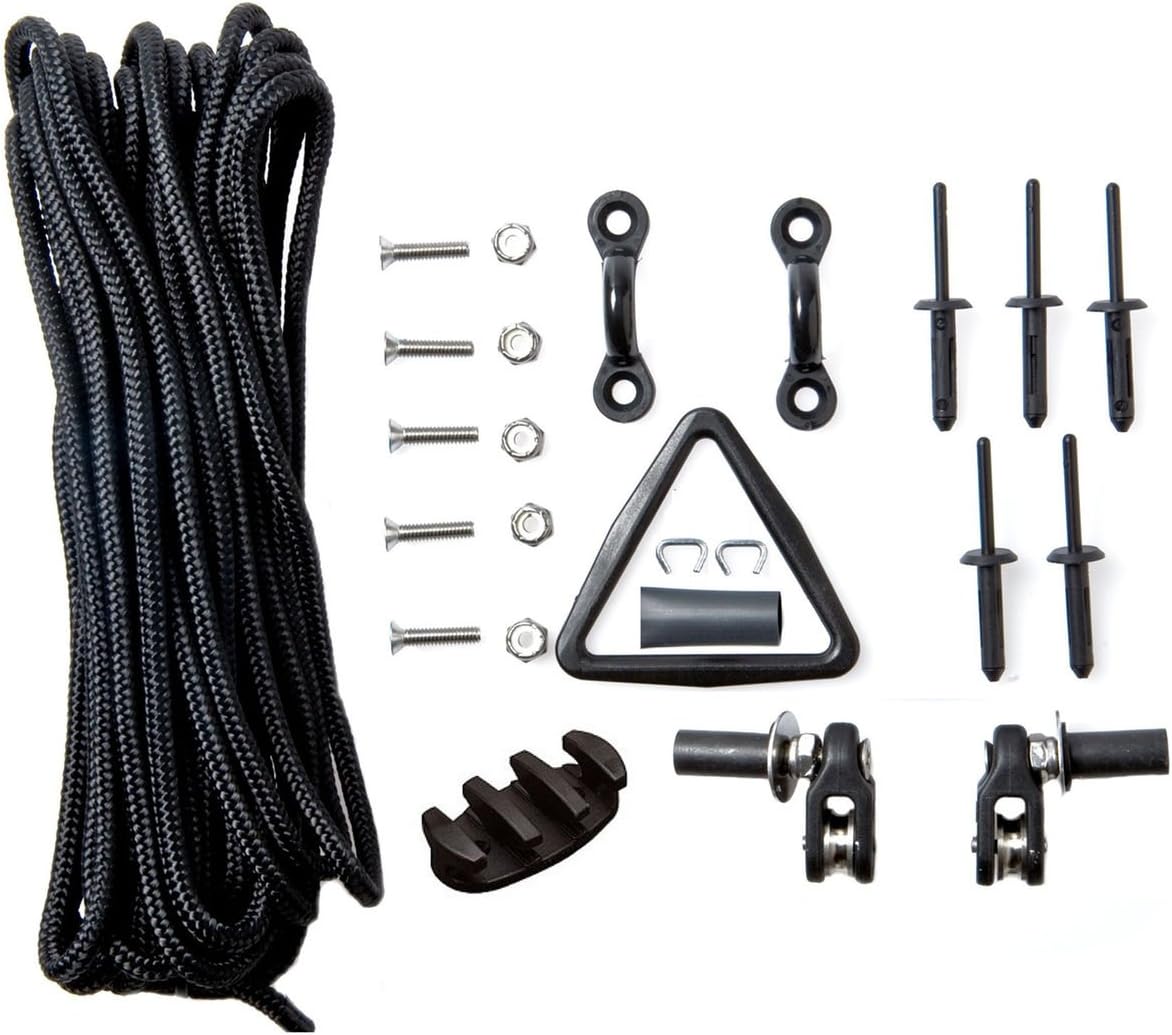 Deluxe Kayak Anchor Trolley Kit with Harken Pulleys from Yak Gear