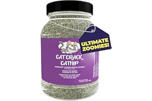 Cat Crack Catnip, Zoomie-Inducing Cat Nip Blend, North American Made & 100% Natural, Safe & Non-Addictive Catnip Treats Used to Supplement Cat Nip Toys, Spray, & Accessories (4 Cups)