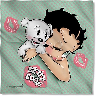 Amazon Com Betty Boop Goodnight Kiss Bandana Multi Color Tamano