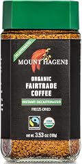 Mount Hagen 3.53oz Organic Freeze Dried Instant Decaf Coffee | Eco-friendly, Fair-Trade Decaffeinated Coffee, Made From Organ