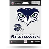 Rico Industries NFL Football Seattle Seahawks Triple Sticker Sheet