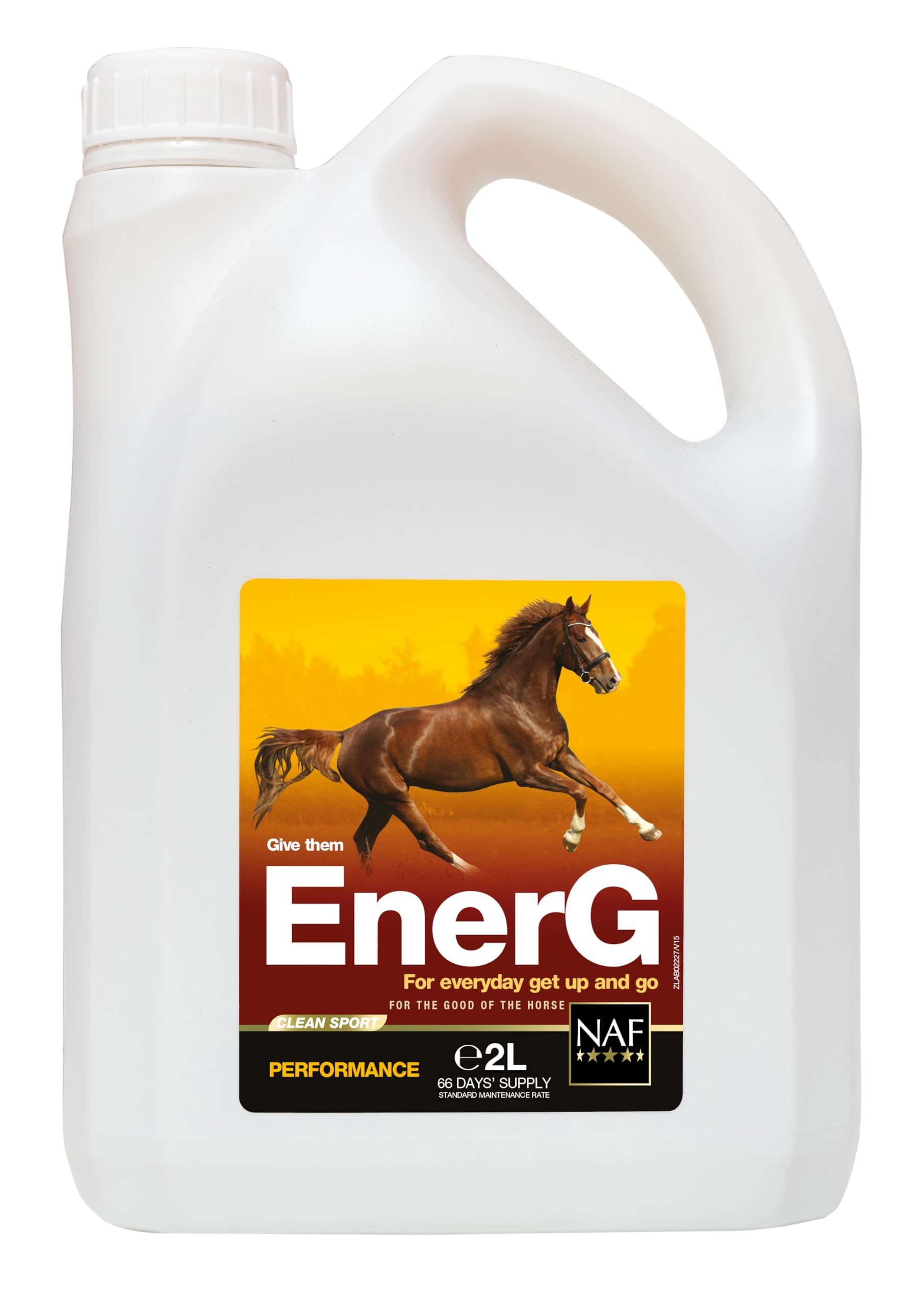 NAF EnerG 2L – Liquid Supplement for Performance Horses – Supports Red Blood Cell Health, Energy Metabolism & Stamina – With B Vitamins, Copper & Zinc