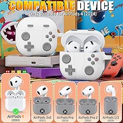 Classic Game Case for Apple Airpod 4, Silicone