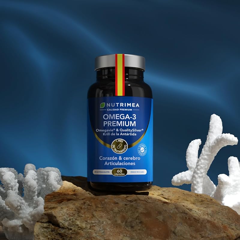 Omega 3 e krill antártico | Patente Omegavie® | 60 Cápsulas