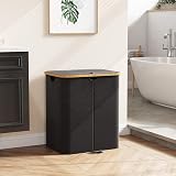 Lifewit 125L Laundry Basket with Lid Bamboo Handles 2 Removable Bags view 8