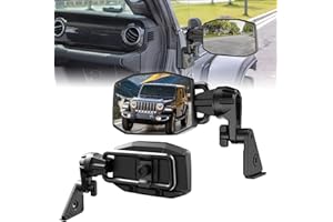 GEVINFA Mirrors Doors Off Compatible with Jeep Wrangler JL and Gladiator JT 2018-2026, 2026 New Launch Quick Release wrangler