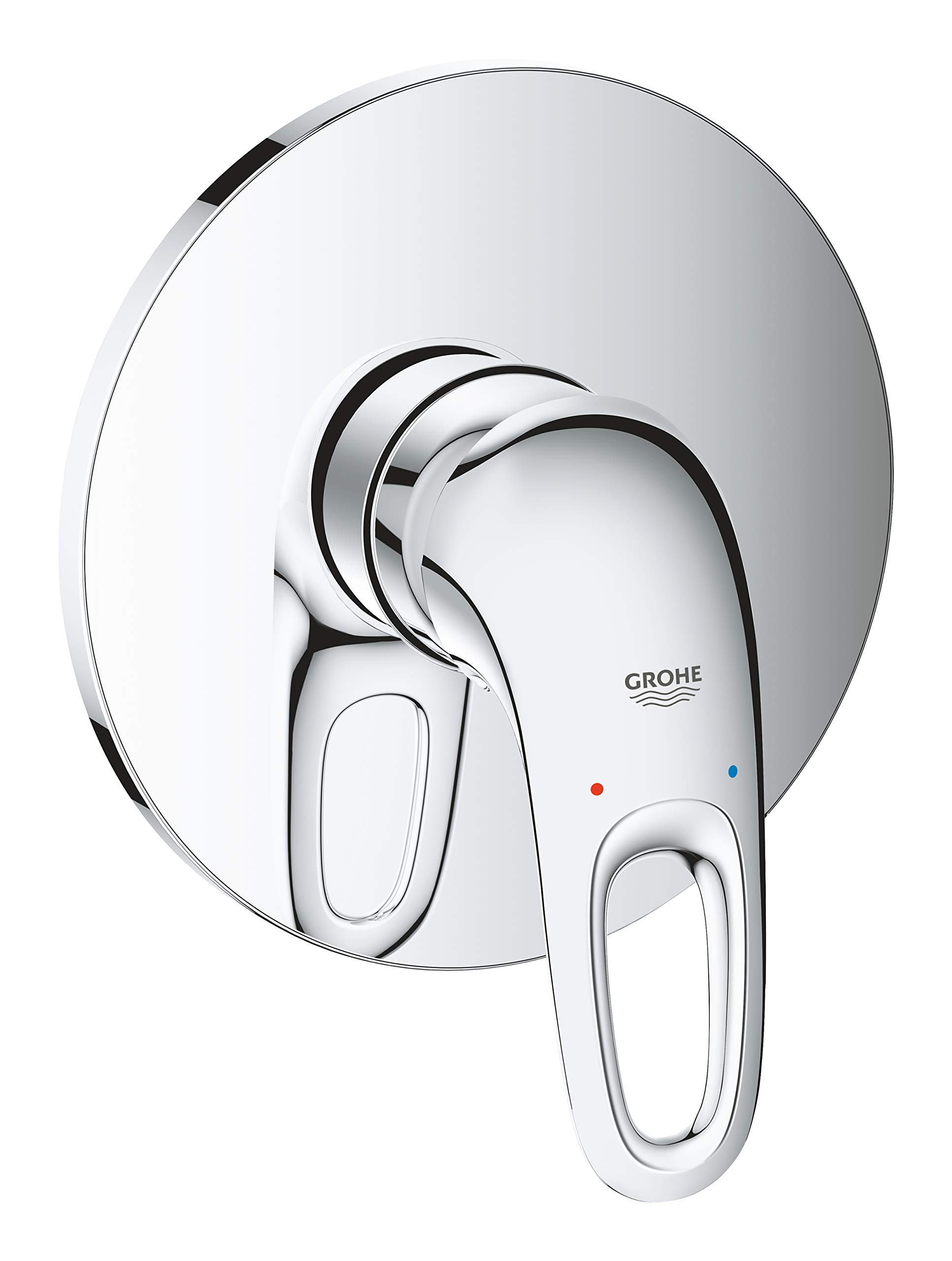 GROHE Eurostyle Single-Lever Shower Mixer Trim Set, Concealed Installation, Chrome, 24048003
