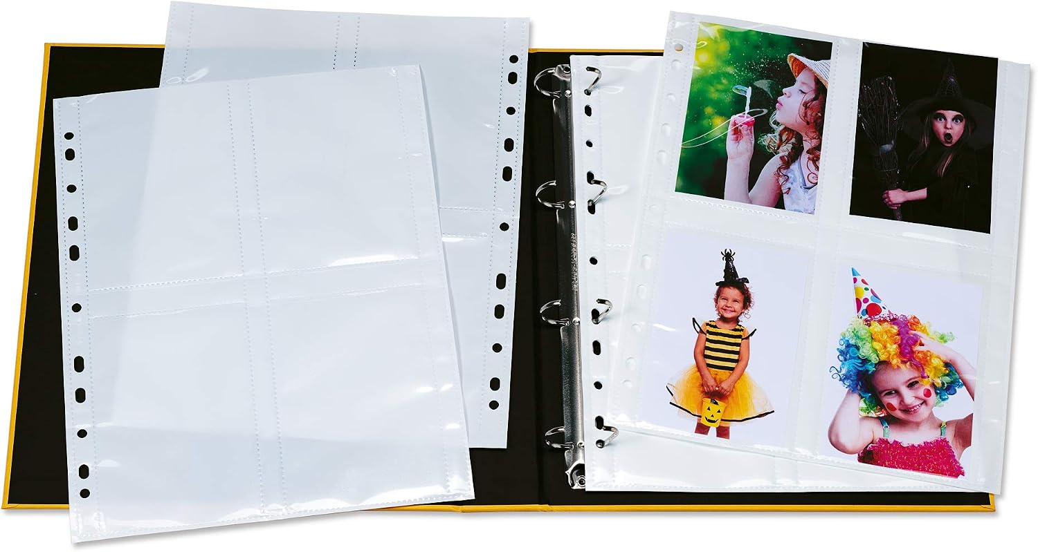 HERMA Photo Pockets for Ring Binder Albums Acid Free, 9 x 13 cm Portrait Format, 2000 Pockets, White - Image 5