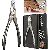 Cattio Heavy Duty Dog Nail Clippers - All Steel Material, Built-in Spring, Professional for All Dogs Cats with Thick Toena