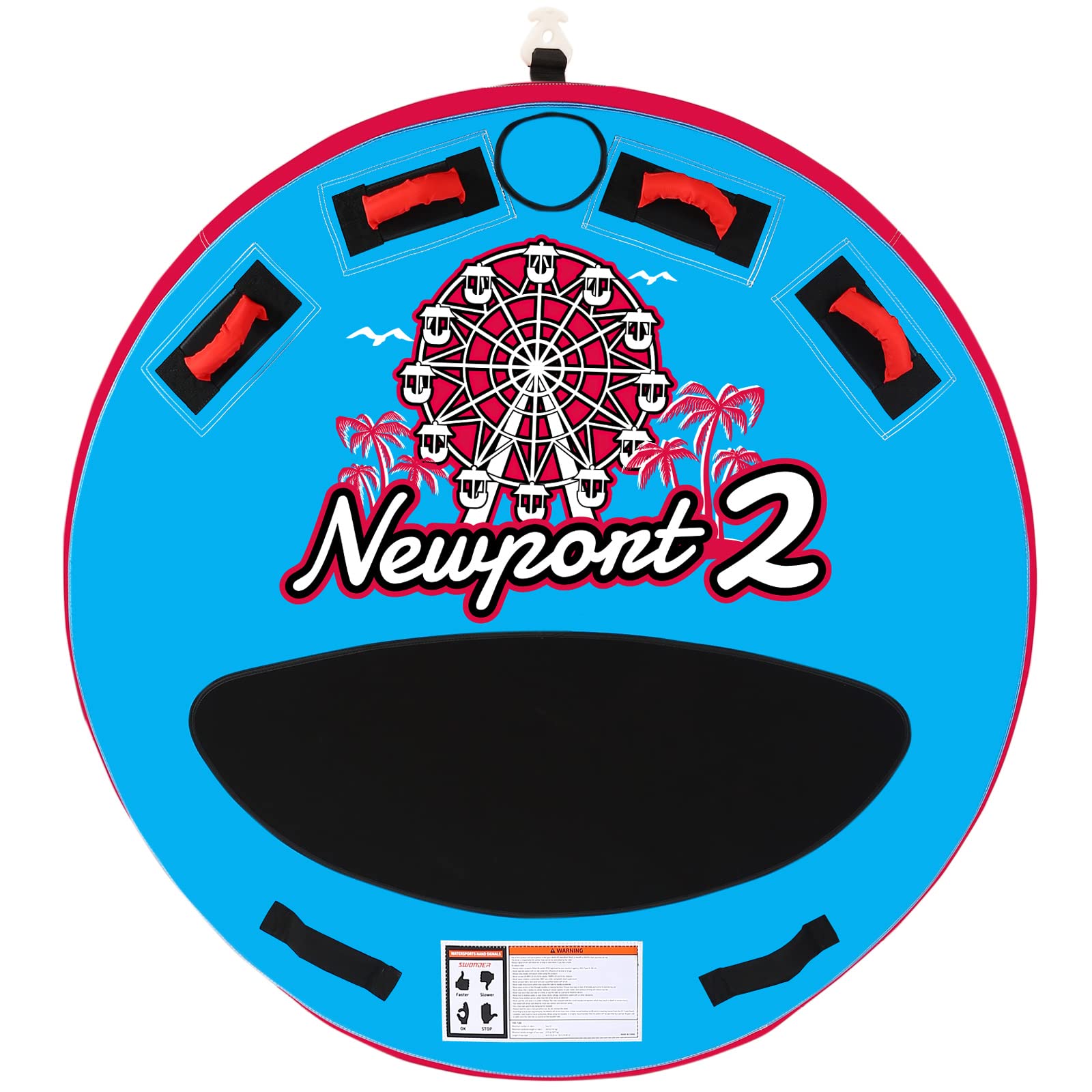 Photo 1 of Swonder Towable Tubes for Boating, 65’’ & 75’’ Boat Tubes and Towables - Newport Classic Round Inflatable Tubes for Boats to Pull