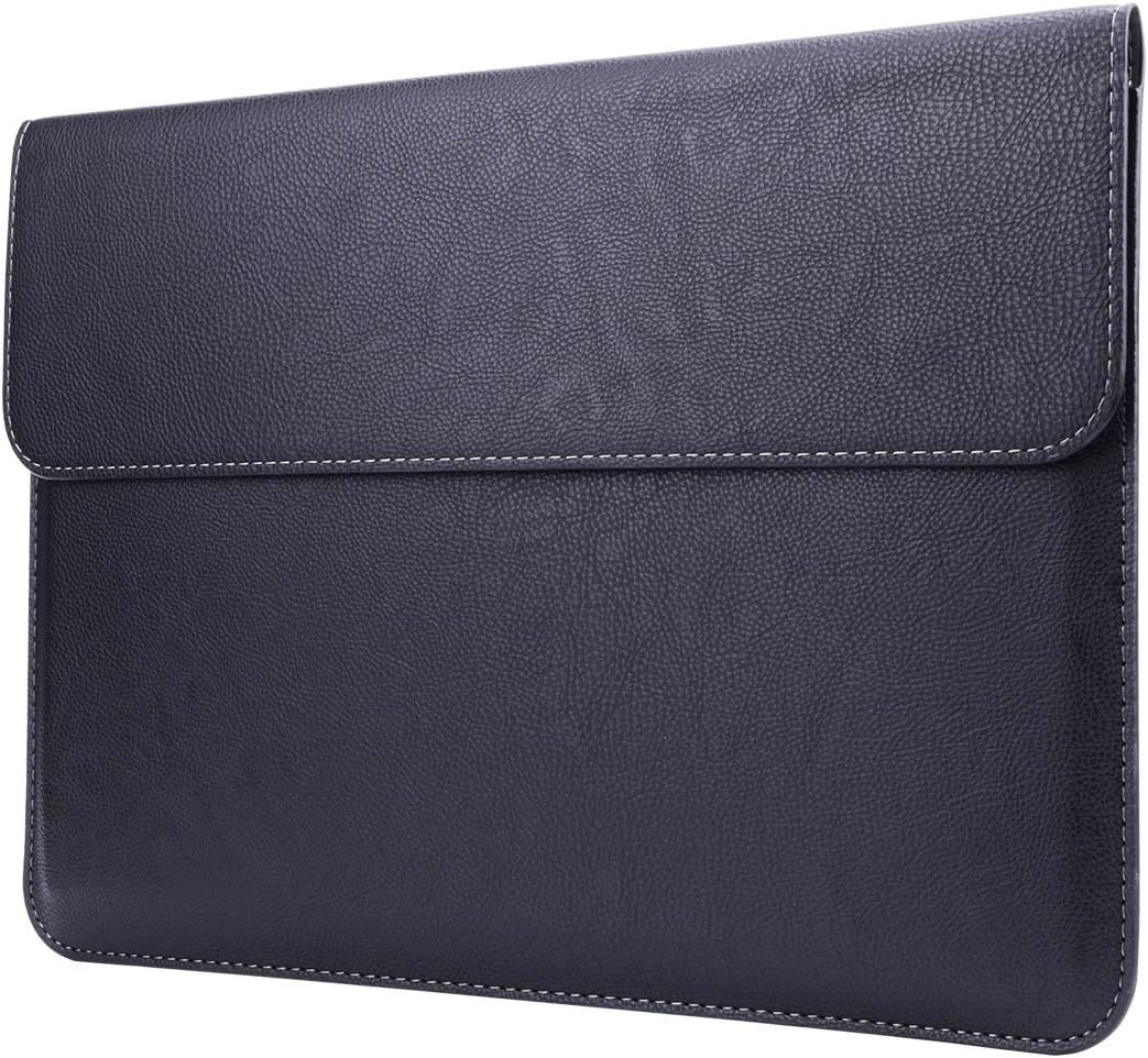 MEGOO Lightweight Leather Sleeve Case Cover for Microsoft Surface Laptop Studio 14.4" / Surface Book 13.5 Inch -Black