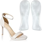 Heel Inserts for Women - Weight Shifting Insoles for High Heels, Gel Inserts Comfort Pads for Foot Pain Relief (Small - US 6-7.5 Women Shoes)