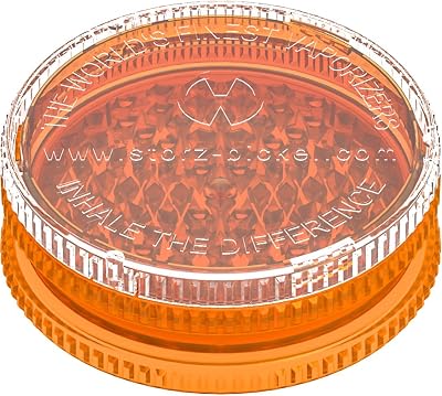 Storz & Bickel Herb Mill XL Volcano 2-piece Acrylic Grinder Orange 90mm