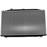 TRQ Radiator Aluminum Core 1 Row | For 2008-2012 Honda Accord 2.4L 2012-2015 Crosstour 2.4L