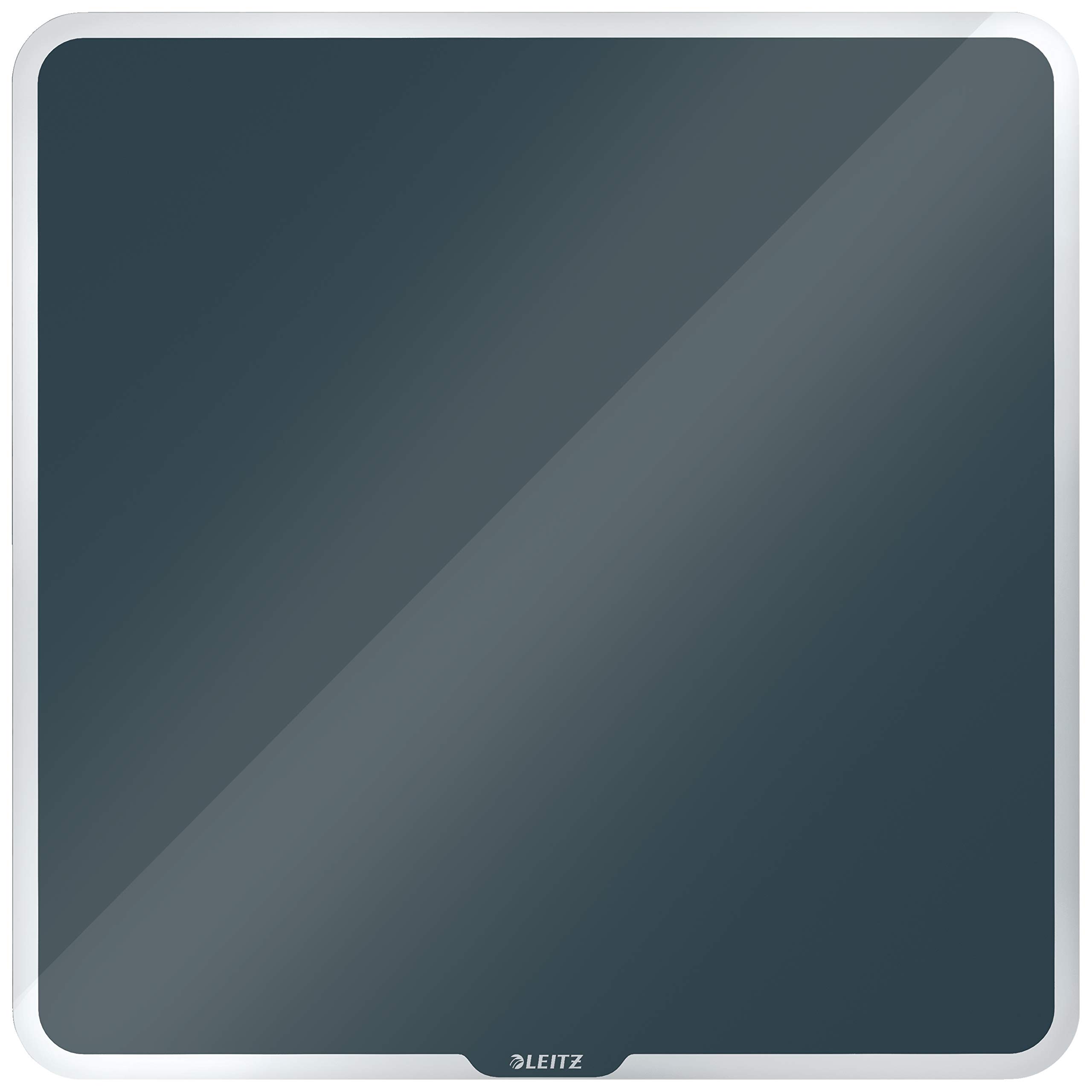 Leitz Magnetic Glass Whiteboard, 450 x 450, Cosy Range, Velvet Grey, 70430089