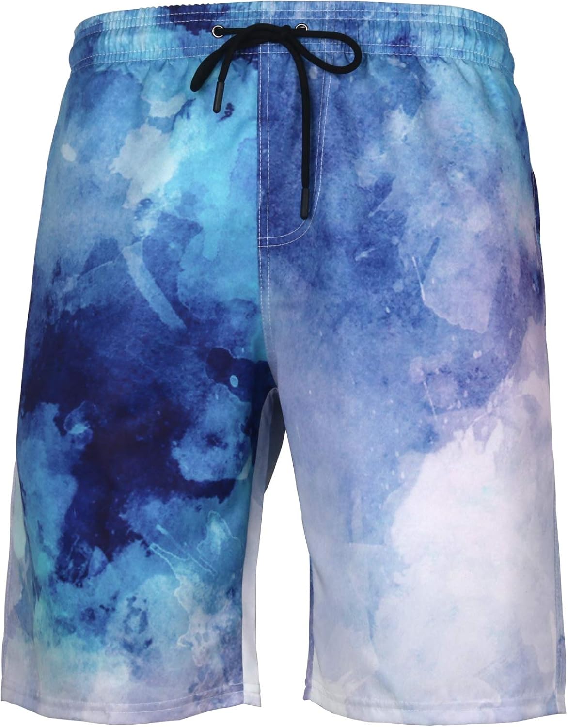 Gopumchy Men's Swimming Shorts Sapphire Blue Starry Sky Swimming Shorts