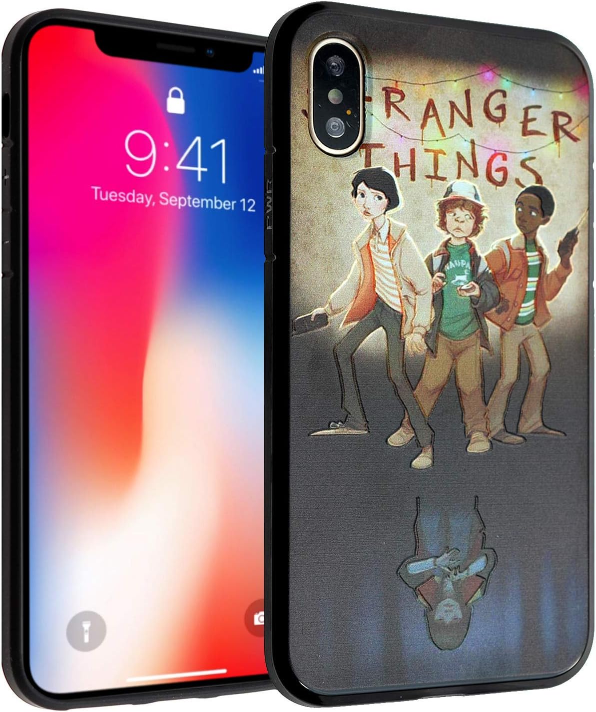 CASEMPIRE iPhone X/XS Stranger Cartoon TPU Case Shock Proof Never Fade Slim Fit Cover for iPhone X XS 10 Stranger Cartoon